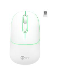Lenovo Lecoo WS210 Bluetooth & 2.4G WiFi Kablosuz Şarjlı MOUSE BEYAZ